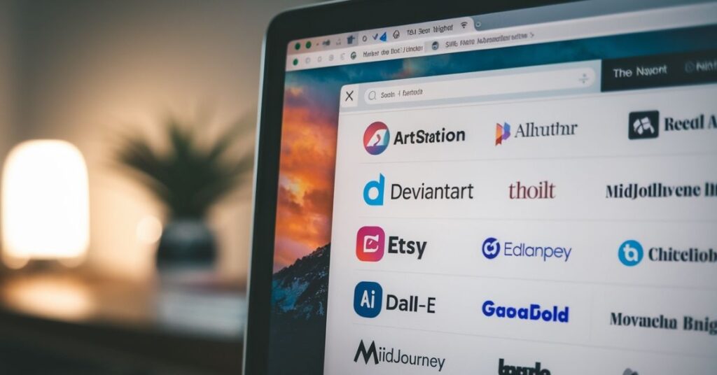 10 Best Platforms To Sell AI Art